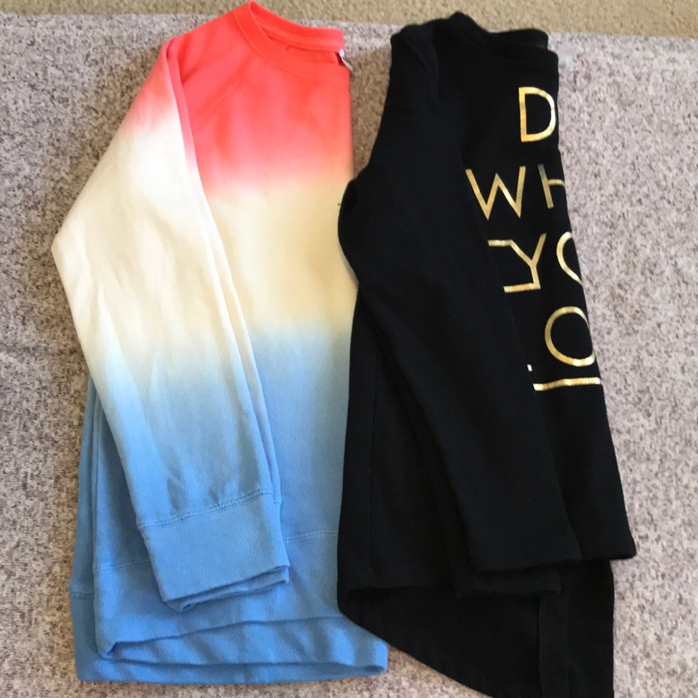 Girls 10/12. Old navy sweatshirt bundle. GUC.